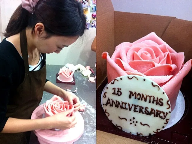 handmade rose cake|wwwさん