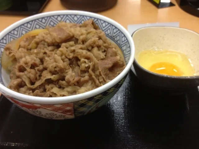 牛丼並+玉子|to-takeさん