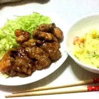 Snapdishの料理写真:塩麹で鶏照り|mikaさん