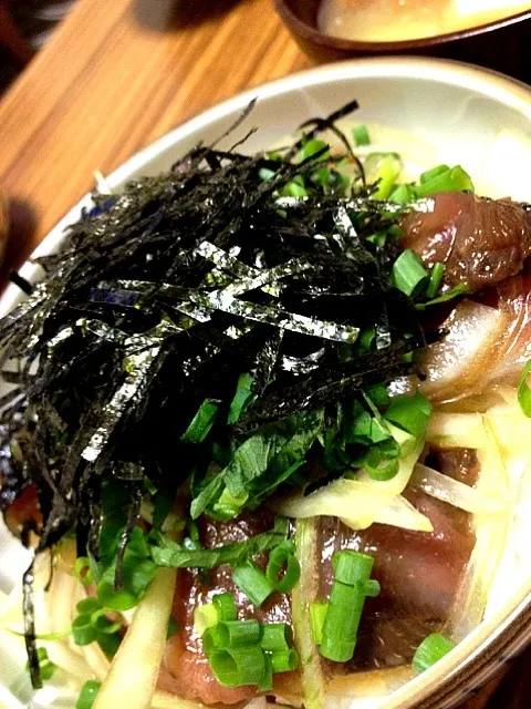 鰹のづけ丼|はっしーさん