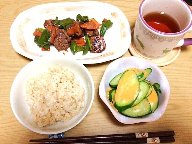 鶏レバーの塩麹漬け炒め|よしえさん