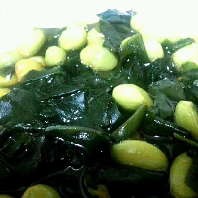 ワカメと枝豆の酢の物(*´▽｀*)|jinlimeさん