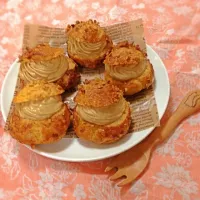 シュークリーム( *´艸｀)コーヒーカスタードでオトナ味に☆