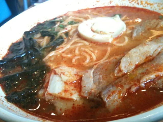 spicy chicken miso ramen|melissa bintoroさん