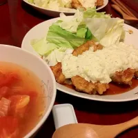 Snapdishの料理写真:チキン南蛮|AcOEtさん