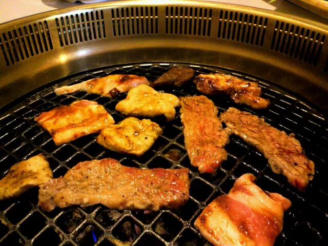 Snapdishの料理写真:ダイビング終了で焼き肉|Hironobuさん