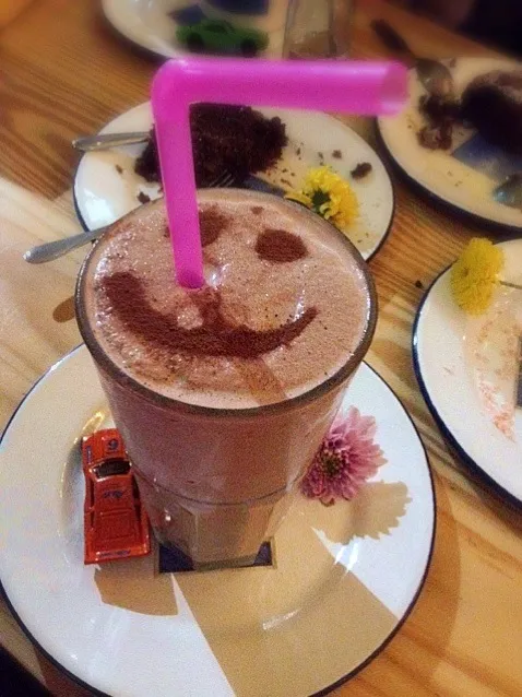 smily peanut butter milkshake|PhUnGさん