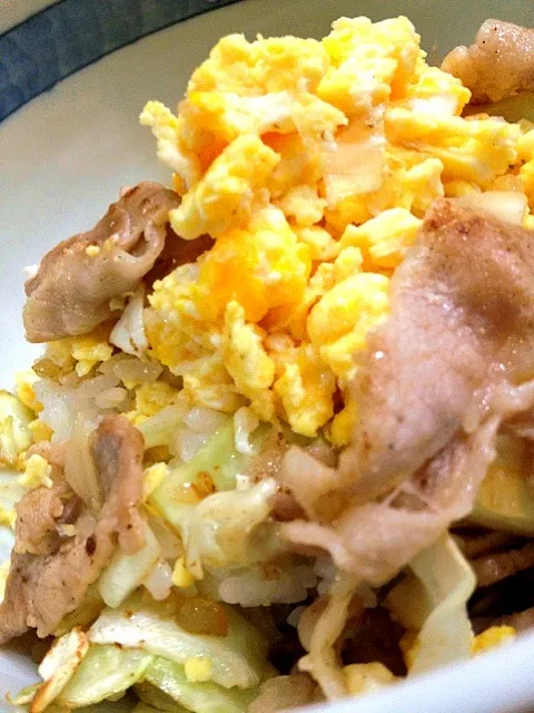 冷蔵庫在庫処理丼|料理人アイアンマンさん