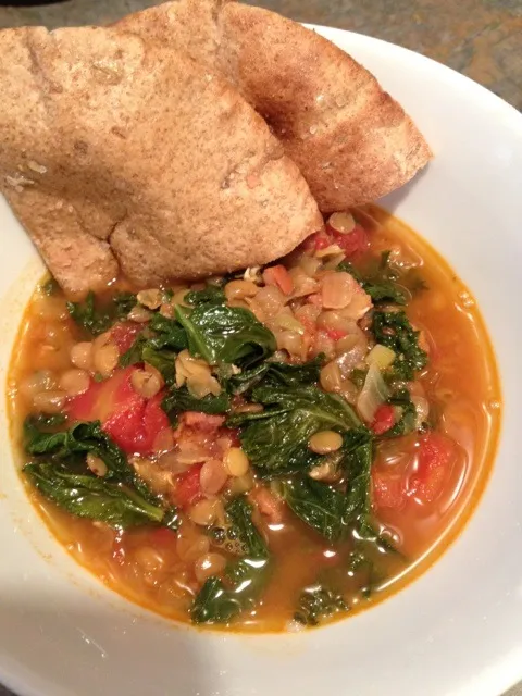 Chorizo Lentil Soup|http://melissasmenu.wordpress.com/さん