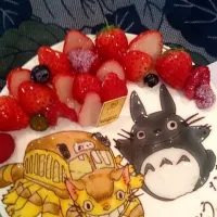 Snapdishの料理写真:となりのトトロケーキ|naospicさん