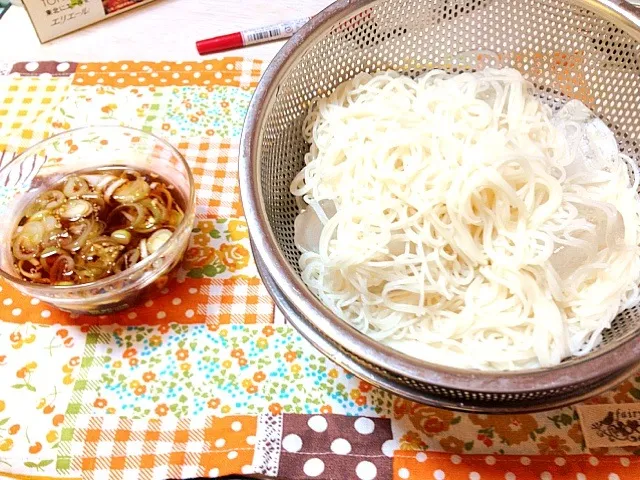 Snapdishの料理写真:素麺！|はなさん