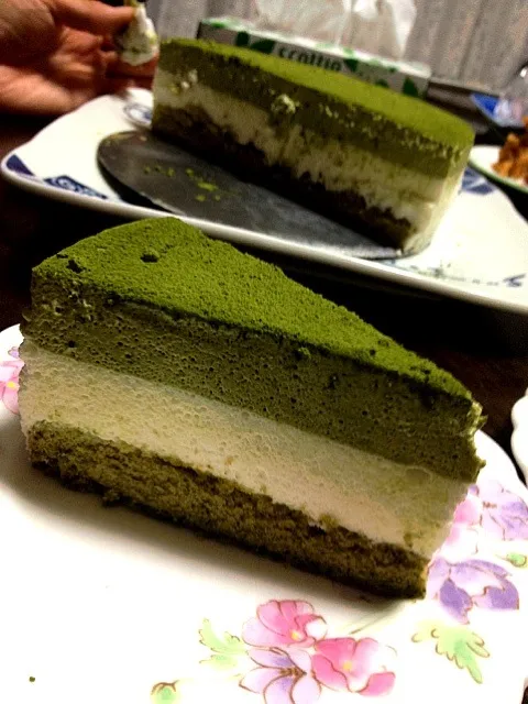 抹茶ムースケーキ|ずっこさん