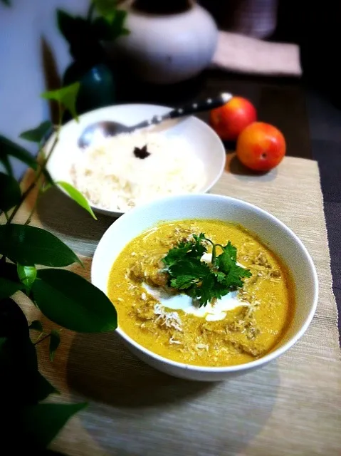 goan chicken curry,star anise rice|rick chanさん