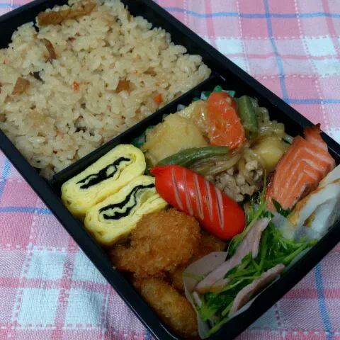 Snapdishの料理写真:男子高生弁当|yukiさん