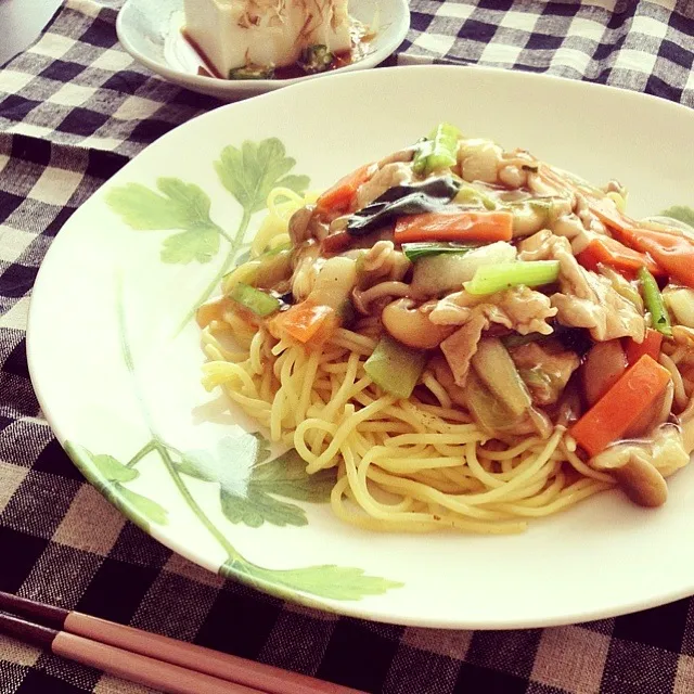 あんかけ焼きそば|たちばなさん