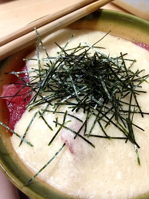 とろろぶっかけマグロ丼|なつみさん