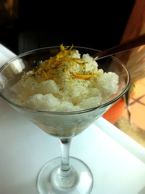 osmanthus champagne jelly granita|karen limさん