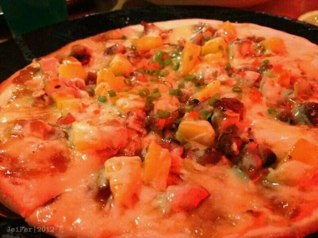 Chicken Teriyaki & Mango Pizza|JeiFerさん