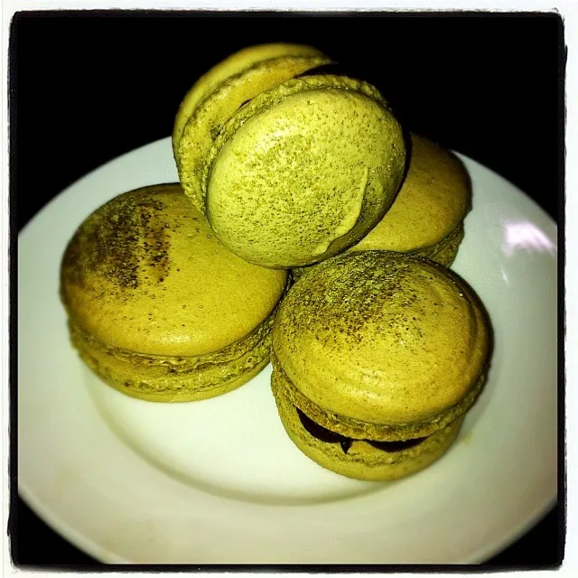 green tea macaron|janice Williamsさん