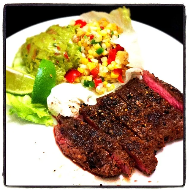 carne asada with grilled corn salsa|janice Williamsさん