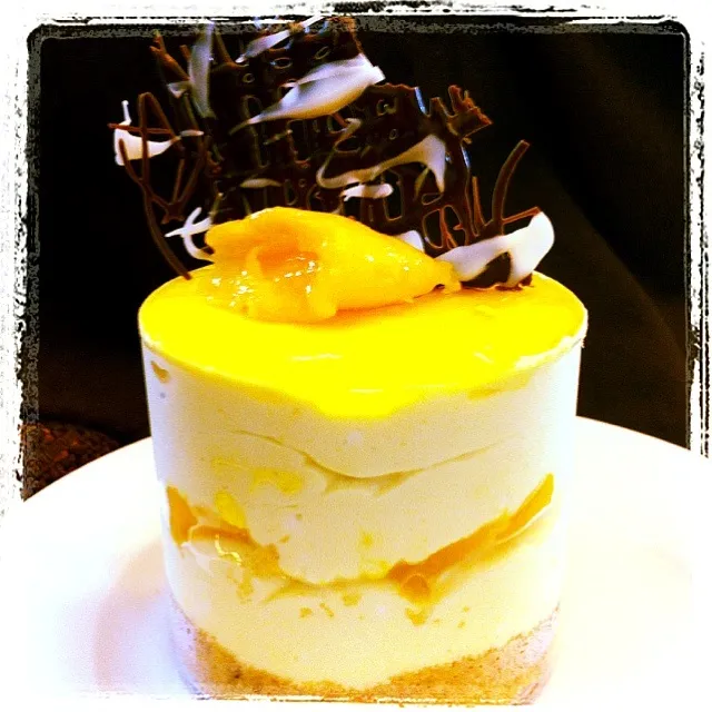 mango mousse cheese cake|janice Williamsさん