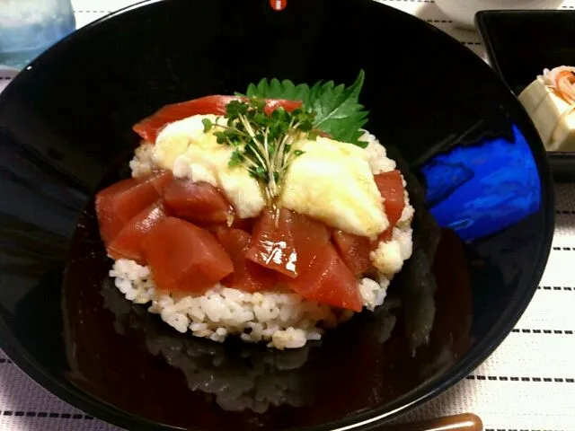 まぐろとろろ丼♪|すずらんさん