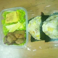 Snapdishの料理写真:小6の息子の中華風弁当|江波  智美さん