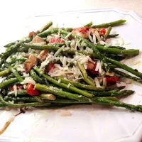 Roasted Asparagus w/tomatoes|Fran Hyattさん