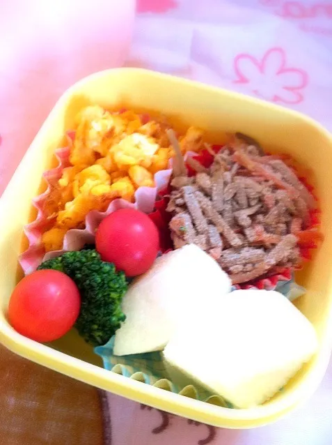 冷食きんぴら弁当(^◇^;)|リトルギャングさん