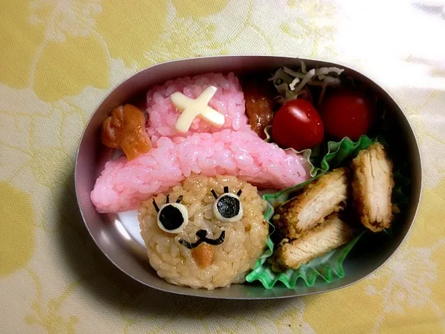 幼稚園年少のお弁当|ぽこぽこぷーさん