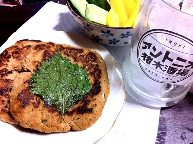 Snapdishの料理写真:おからと挽肉のさんが焼き風|あっちゃんさん