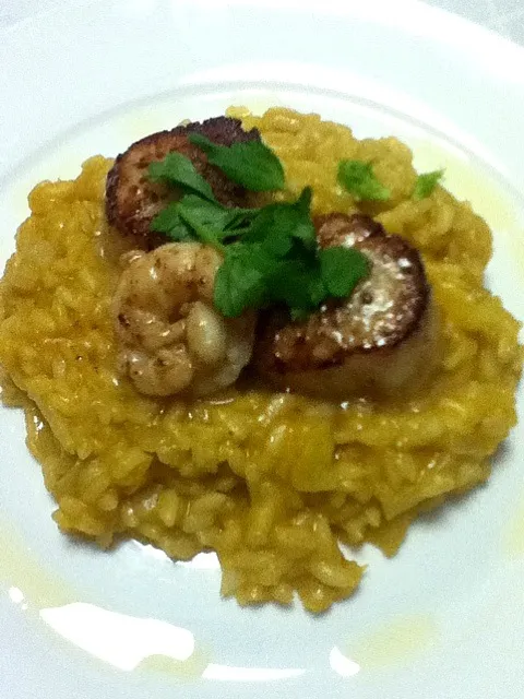 Risotto with Scallops and Scampi|Clarissa Luiさん