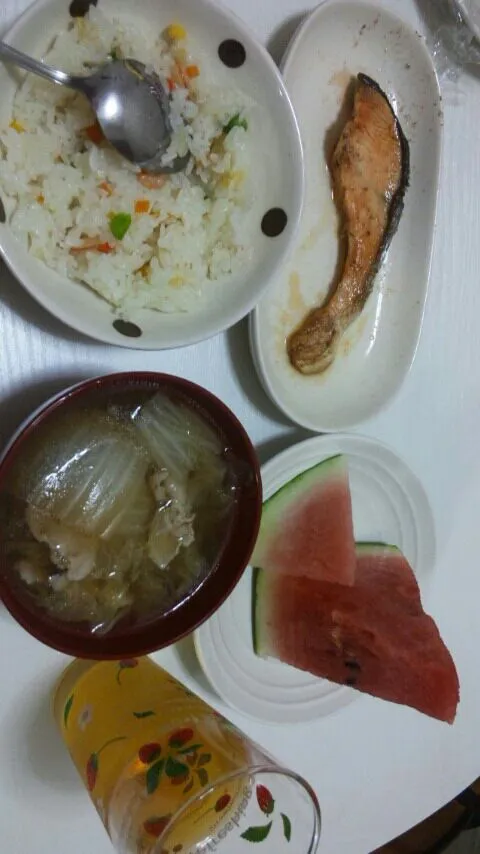 Snapdishの料理写真:今日の定食|大草絢子さん