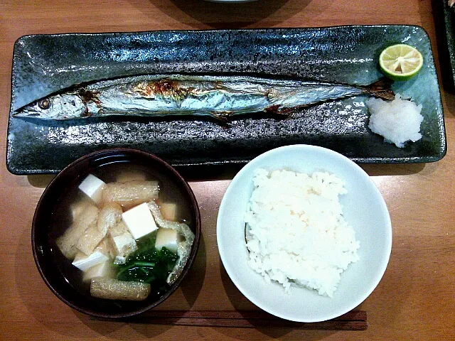 秋刀魚定食♪|沖山綾さん
