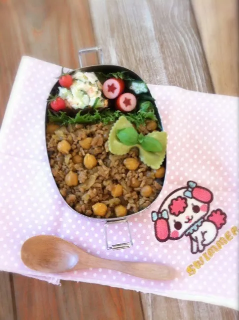 9/13 ひよこ豆のドライカレー|チカさん