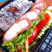 Snapdishの料理写真:とんかつ弁当(特大)|林檎屋さん