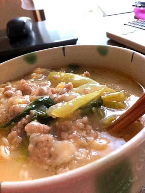 青梗菜あんかけラーメン|杉生菜津美さん