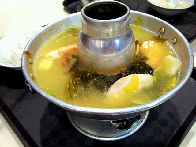 Salted vegetable tofu mini steamboat|genさん