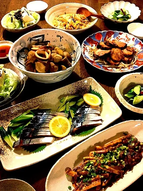 自家製しめ鯖🐟と呑んべいのおつまみ|kayoさん