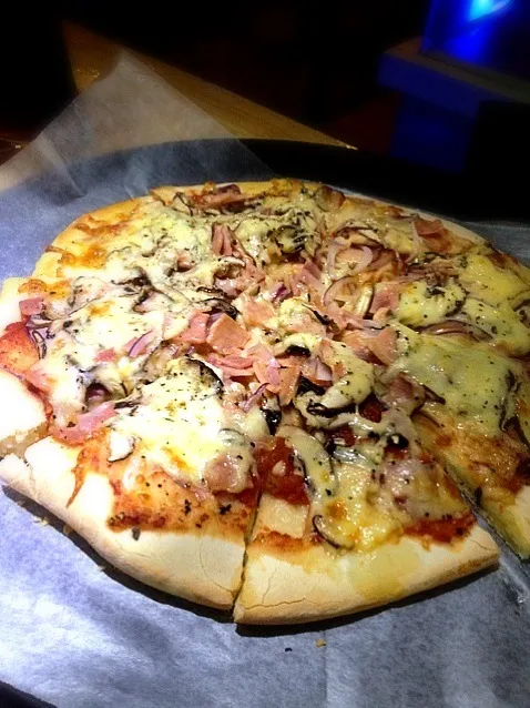 Ham&Mushrom Pizza|lunayaさん