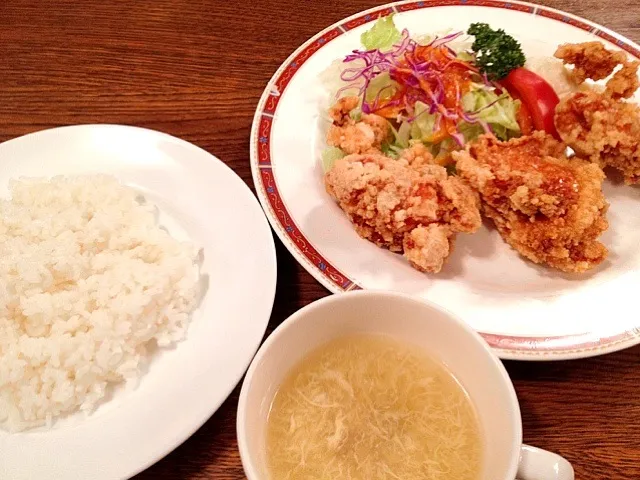 ミュンヘンの名物唐揚げ定食|森本さん