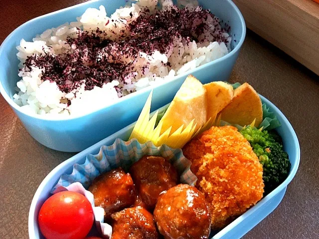 フライドポテト弁当( ´ ▽ ` )ﾉ|リトルギャングさん