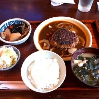 ハンバーグ定食|片岡 由香理さん