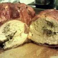 Prosciutto Wrapped Chicken Breasts stuffed with Mushrooms and Garlic|Tanya Fernandezさん