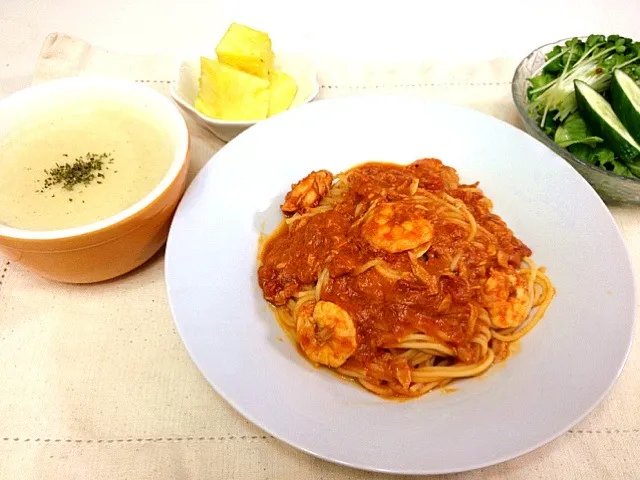 トマトのクリームパスタ|あやえさん