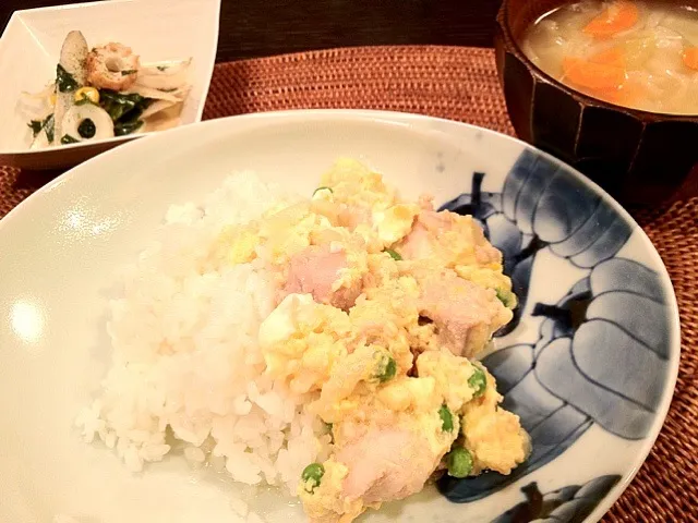 このお皿いいでしょう？（＾∇＾）親子丼をお洒落にしてみました！|松浦有里さん