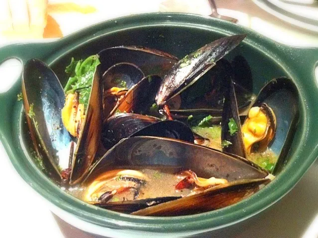 australian blue mussels w white wine|Soiさん