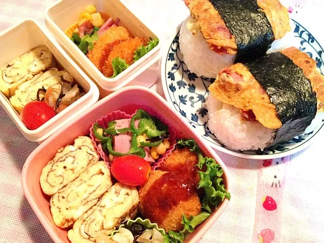 Snapdishの料理写真:あしたのお弁当(´∵`)|kysbooさん