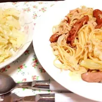 Snapdishの料理写真:キャベツとツナのパスタ|kozueさん