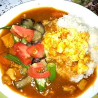 Snapdishの料理写真:夏野菜カレー|国府亜衣さん